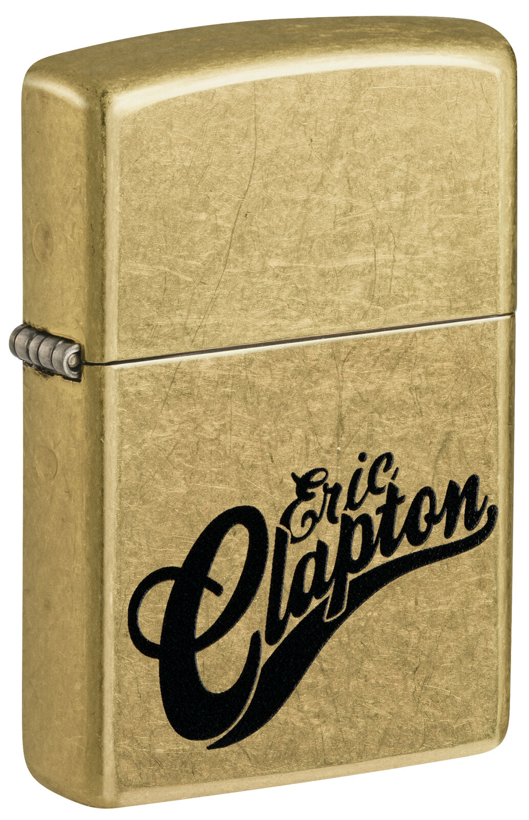 Zippo Eric Clapton Logo Street Brass Windproof Lighter, 46162
