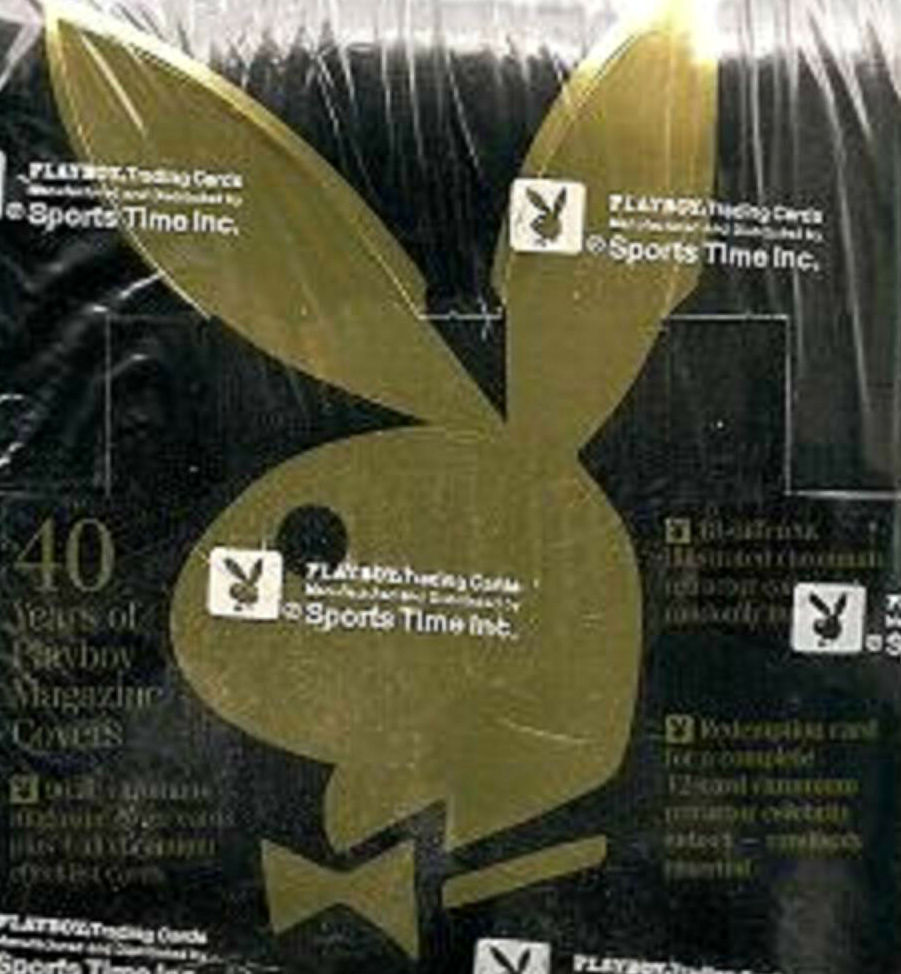 1995 Playboy Chromium Cover Cards Edition 1 Factory Sealed Box Donald Trump 