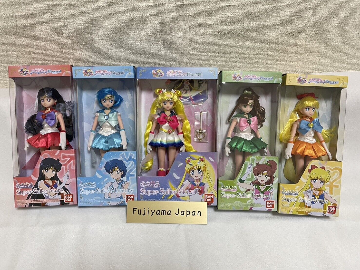 Sailor Moon Eternal Style Doll Moon Mars Mercury Jupitar Venus Set of 5