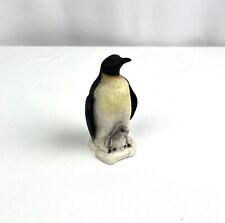 Vintage Original Castagna Penguin w/Chick Figurine Made in Italy 1988 picture