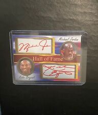 Kobe Bryant And Michael Jordan Dual Hall of Fame  Novelty Card picture