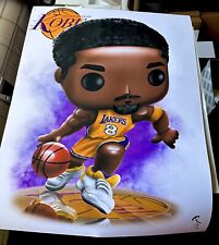 Kobe Bryant Legends Never Die Los Angeles Lakers 24x32 funko Style POSTER picture