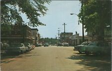 c1950s Alexandria Bay New York James Street signs Esso 1000 Islands B621 picture