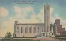 Postcard Madonna Della Strada Chapel Loyola University Chicago IL  picture