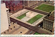 Postcard - Aerial of John Fitzgerald Kennedy Memorial - Dallas, Texas picture