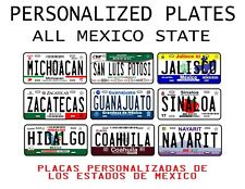 PLACA DECORATIVA AUTO ESTADOS MEXICO/ Placas Personalizadas Carro Estados Mexico picture