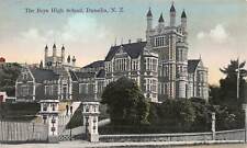 The Boys High School, Dunedin, New Zealand, Early Postcard picture