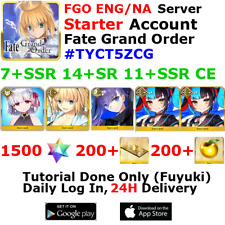 [ENG/NA][INST] FGO / Fate Grand Order Starter Account 7+SSR 200+Tix 1500+SQ picture