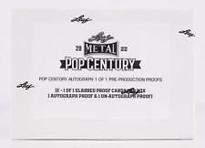 2022 Leaf Pop Century Metal PRE-PRODUCTION PROOF Sealed HOBBY (2 1/1's per box) picture