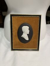 WEDGEWOOD -JOHN F. KENNEDY Medallion Framed Made in England Rare Wedgewood picture