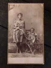 Very Rare 1870s Eisenmann Sideshow CDV Photo - African Zulu Warriors, Natives picture