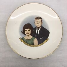 VTG USA President & Mrs John F Kennedy Jackie First Lady Collectible Plate picture