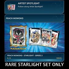 ARTIST SPOTLIGHT-PEACH MOMOKO SERIES 2 RARE ONLY SET-9 CARD-TOPPS MARVEL COLLECT picture