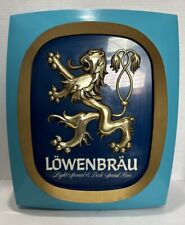 Lowenbrau Beer Sign 1979 Special & Dark Special Beer Lion Crest 14x18 Union Made picture