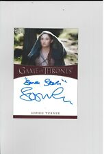 Sophie Turner Auto INSCRIPTION Game of Thrones Autograph X-MEN Dark Phoenix picture