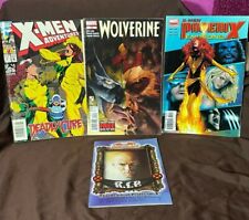 Lot of (5) Assorted Marvel X-Men Comics PLUS Bonus item RIP Professor 1991-2012 picture