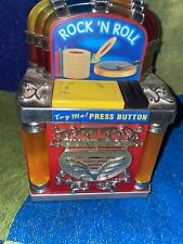 1996 Funrise Toy Rock N' Roll Musical Juke Box Piggy Bank Music Lights Work Coin picture