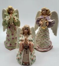  Lenox Porcelain A King is Born 3 Piece Angel Set by Parvanneh Holloway picture