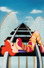Who Framed Roger Rabbit Jessica Disney Cel Rollercoaster Poster Print picture