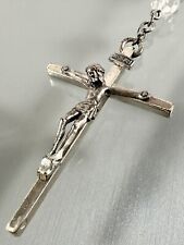 Vintage Catholic 925  Sterling Silver A Madonna Rosary “New With Tag But Vintage picture