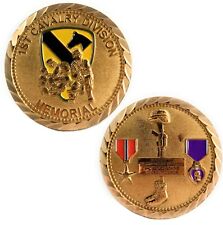 🌟US Army 1st Cavalry Challenge Coin, 1st Cav Memorial Veteren Vet Soldier Coin picture