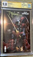 New KING SPAWN # 1 cgc 9.8 Full Signature By Todd McFarlane Custom Label Comic picture