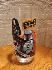 Vintage Star Wars ESB Burger King Darth Vader Boba Fett Coca Cola Glass Cup 1980 picture