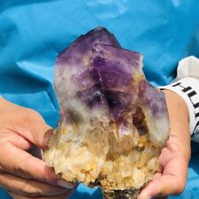 1.78LB Natural Amethyst Cluster Purple Quartz Crystal Rare Mineral Specimen 743 picture