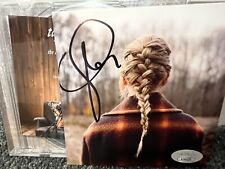 Taylor Swift signed CD JSA COA Evermore CD cover bas jsa picture