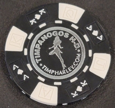 TIMPANOGOS HD - UTAH (Black AKQJ) Harley Poker Chip Design 2 (CLOSED) picture