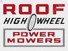 Roof High Wheel Power Mowers 9