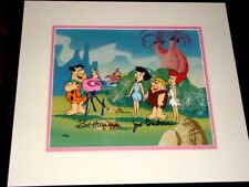 Flintstones Cel Hanna Barbera Signed Freds Photo Op Rare Artist Proof Number 2   picture
