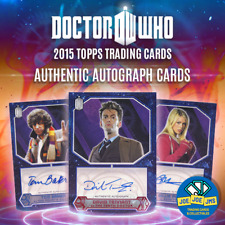 2015 Topps BBC Dr Doctor Who Autograph Cards - Blue #/50, Purple #/25, Red #/10 picture