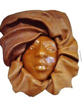 Leather African Tribal Face Mask  picture