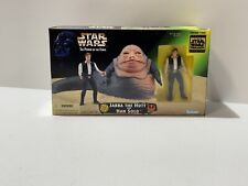 STAR WARS POTF JABBA THE HUTT HAN SOLO NRFB MIB SEALED KENNER 1997 HASBRO NEW picture