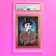 1991 RockCards Brockum Grateful Dead Legacy #10 Cover Card - PSA 9 Mint Rare picture