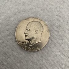 Split Coin Magic . Eisenhower Dollar  Split Coin Trick .🔥 #1 picture