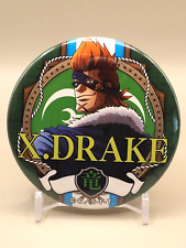 X. Drake One Piece  Mugiwara Store Limited Can Badge Japan H787 picture