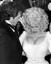 Dolly Parton and Sylvester Stallone    8x10 Glossy Photo picture