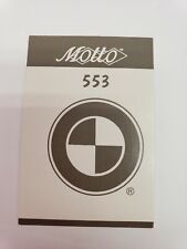 1987 BMW Rare Motto Trivia Game Card picture