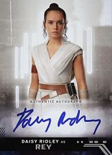 Topps Star Wars Card DAISY RIDLEY Authentic Autograph as REY SIG Digital Card picture