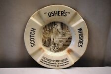 Vintage Usher'S Scotch Whiskey Advertising Ashtray James Green&Nephew Ltd London picture