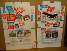 1988 Drake's Devil Dogs & 1975 Hostess King Dong Boxes (w/ cards) Bill Lee, etc. picture