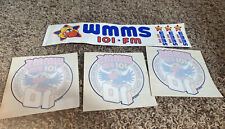 Vintage Cleveland Ohio Rock Radio WMMS 101 FM Buzzard Bumper Stickers picture