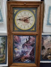 Extremely Rare, 2004 Bradford Exchange Iron Horse Express, Limited Edition Clock picture