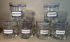 Neiman Marcus Cera Name Your Poison Glasses - Set of 6 picture