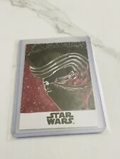 2017 Topps Star Wars Saga Kylo Ren Official Sketch Card 1/1 Shaow Siong NM picture