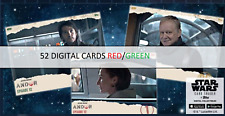 Topps Star Wars Card Trader ANDOR WEEKLY SET EPISODE 12 GREEN/RED picture