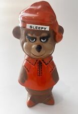 Sleepy Bear Travel Lodge Soft Vinyl Squeak Toy Figure Advertising 1978 Rare picture