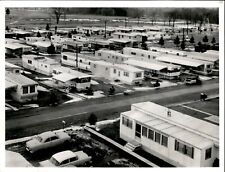 LG936 1962 Original Photo SPRUCES MOBILE HOME PARK IN WILLIAMSTOWN MASSACHUSETTS picture
